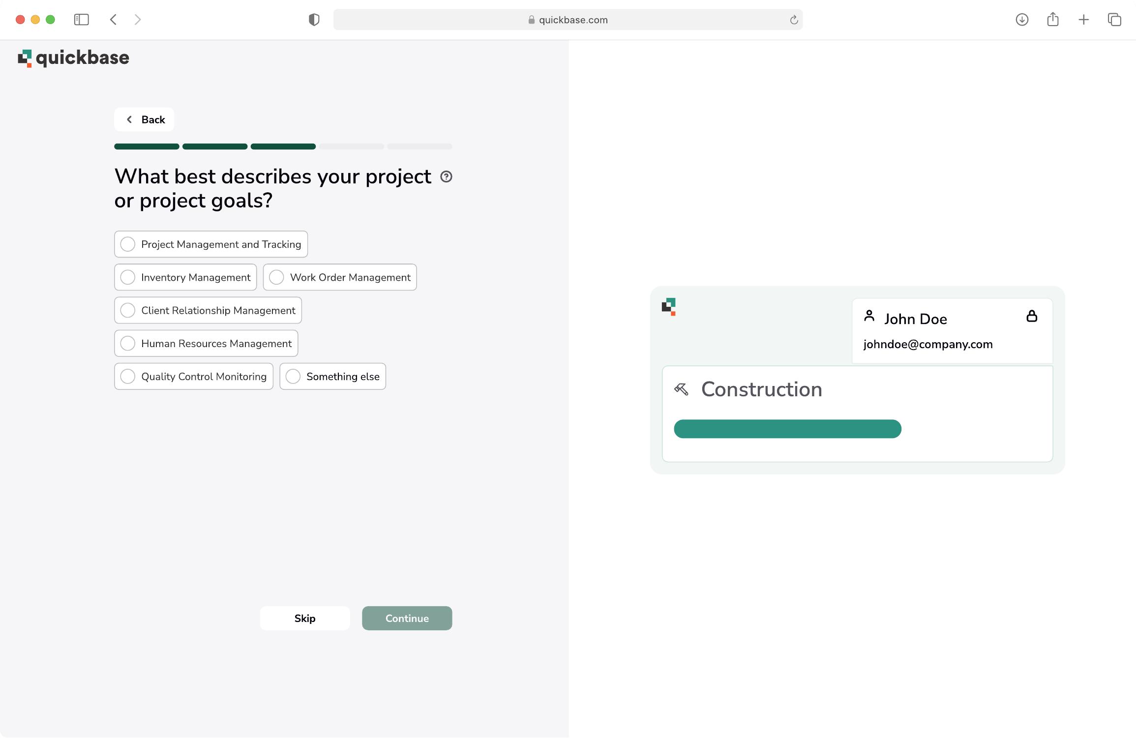 Final flow — project goals.